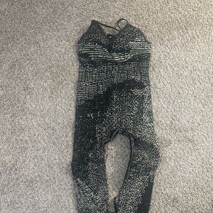 Fashion Nova Black and White Jumpsuit